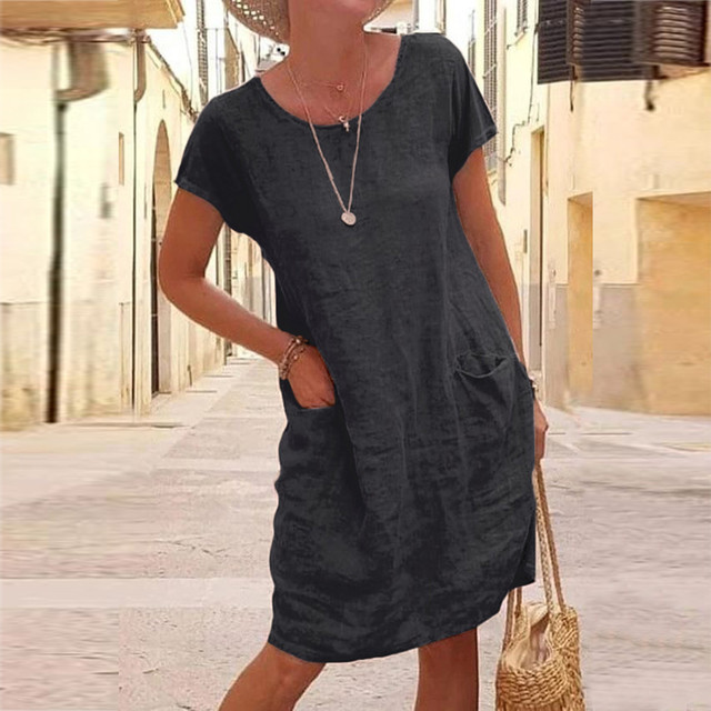 Lotten | Damen Entspanntes Kleid 0