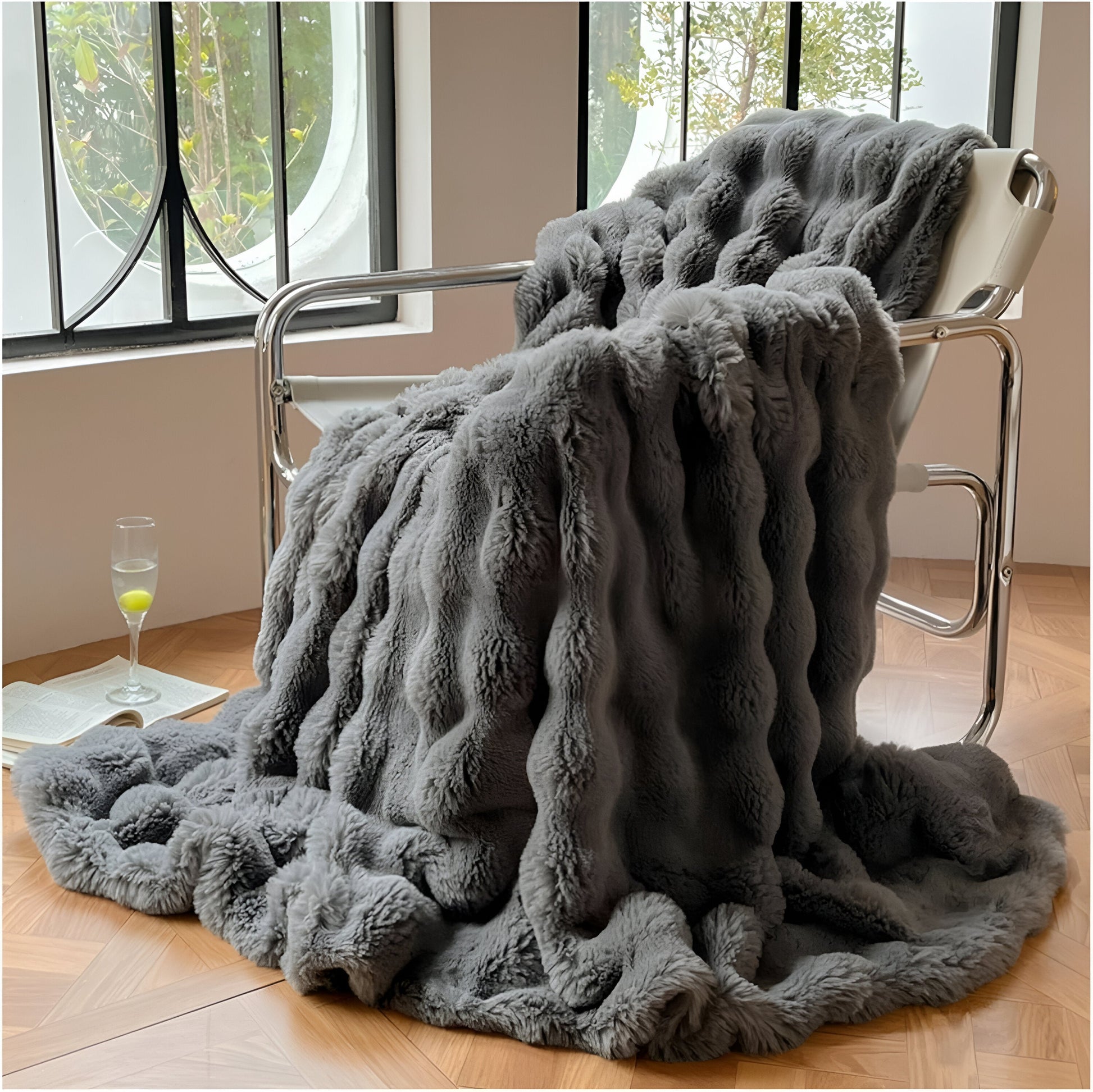 LuxeFleece - Kuschelige und elegante Wärmedecke für unterwegs Komfort 10