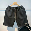 Luxuriöse Kurze Hosen Herren aus Komfortmaterial – Elegante Shorts mit Verstellbarem Kordelzug und Wellenmuster