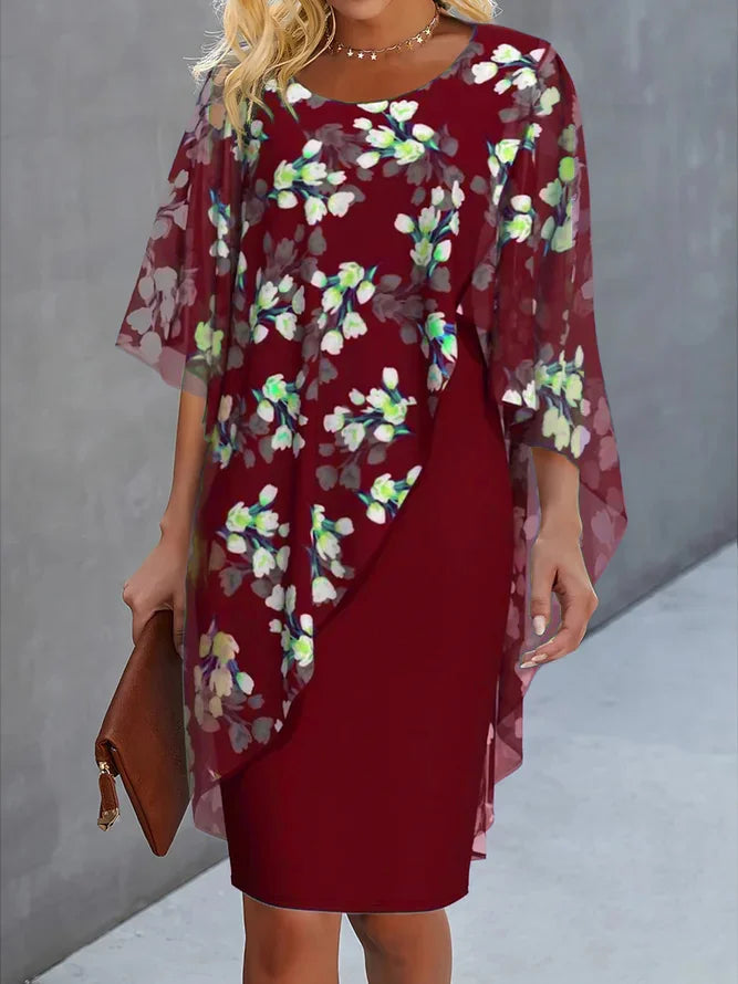 Lyanna | Florales Chiffon-Damenkleid 2
