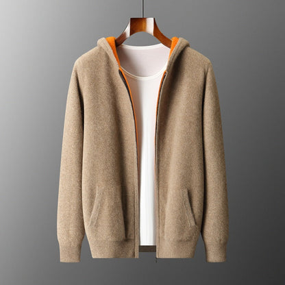 Herren Langarm Hoodie Mit Reißverschluss | Freizeitstil