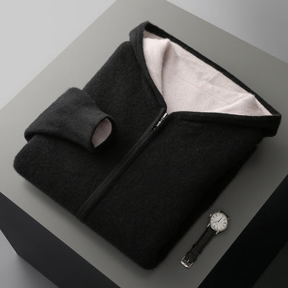 Herren Langarm Hoodie Mit Reißverschluss | Freizeitstil