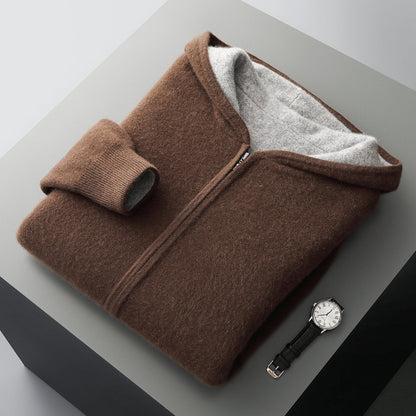 Herren Langarm Hoodie Mit Reißverschluss | Freizeitstil