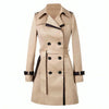 Mäntel Damen | Kurzer Trenchcoat für Damen im Herbst und Frühling