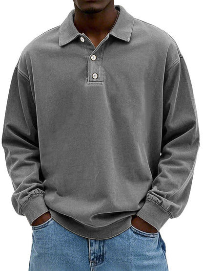 Martin | Stylisches Langarm-Poloshirt