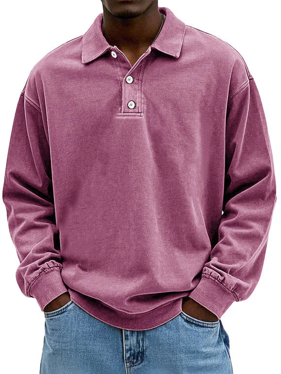 Martin | Stylisches Langarm-Poloshirt