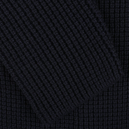 Herren Strickjacke Langarm Stehkragen Knöpfe Strickjacke | Strukturiert