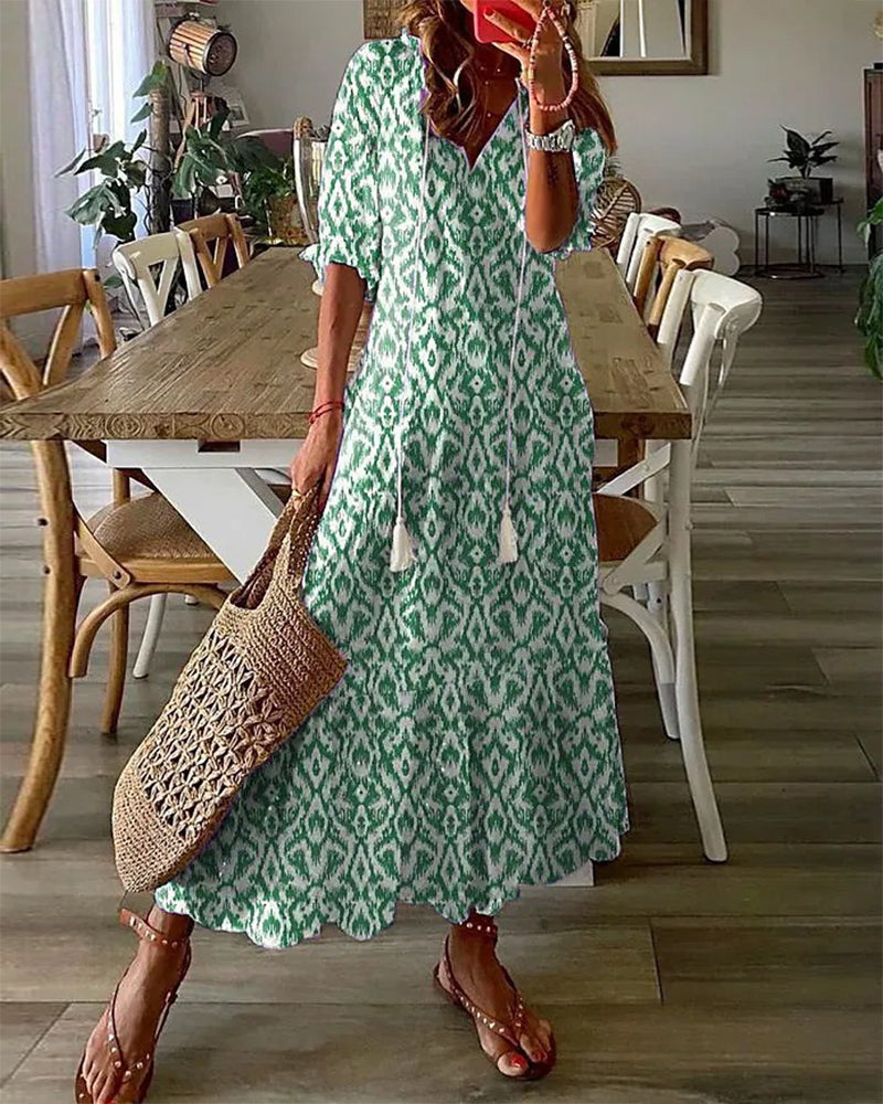 Michaela - Boho-Kleid mit Bauchbedeckung 2