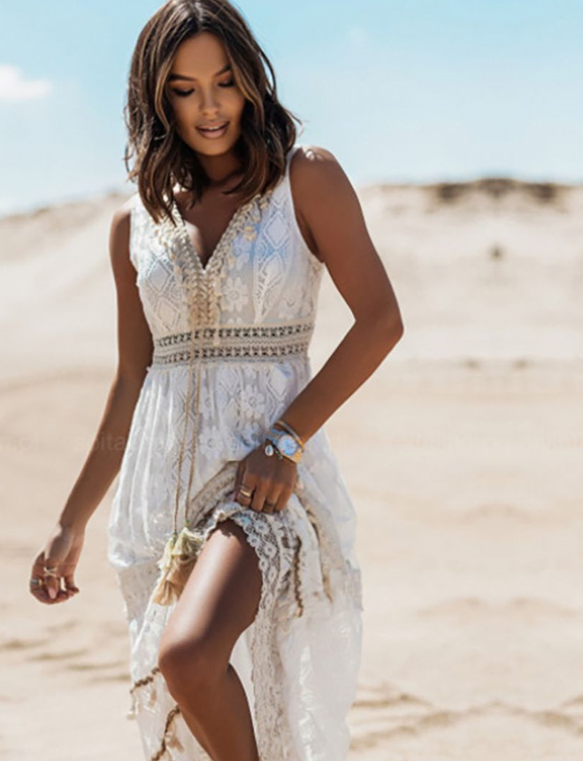 Mira | Boho Maxikleid 0