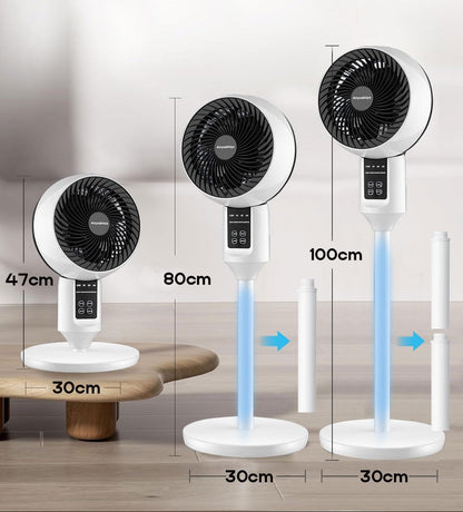 Ventilateur de circulation d'air 3D moderne