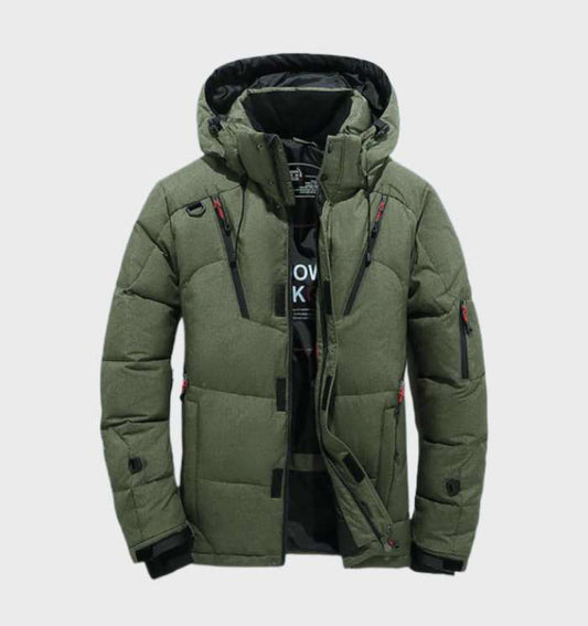 Nicholas - Dick gefütterte wasser- und winddichte Parka-Winterjacke
