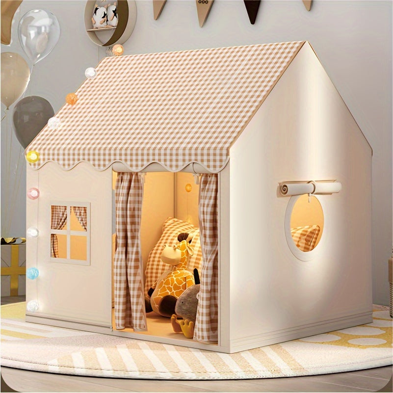 Niedliches Kinderspielhaus | Geräumiges Indoor-Spielhaus für stundenlangen Spielspaß 0