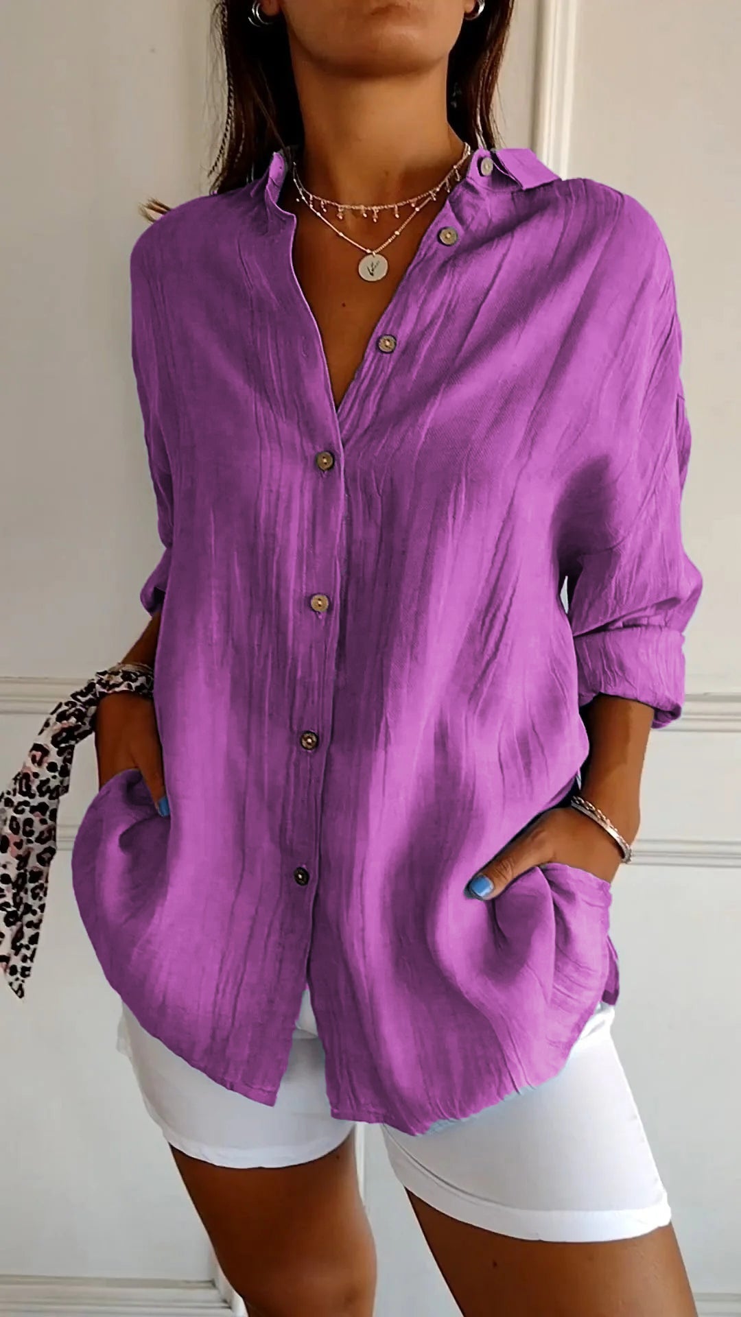 Nira | Damen Sommer Hemd | Langarm 10