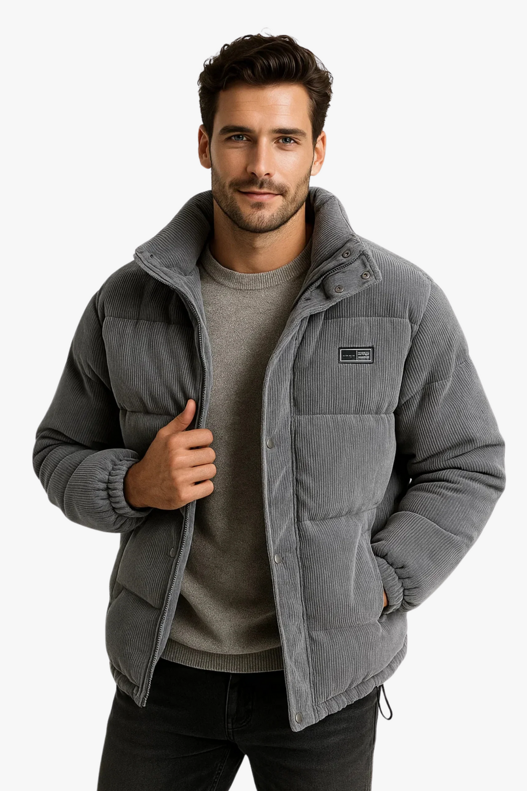Nordstone Cord-Pufferjacke 