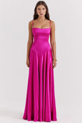 Ariana | Maxikleid mit Spaghettiträgern