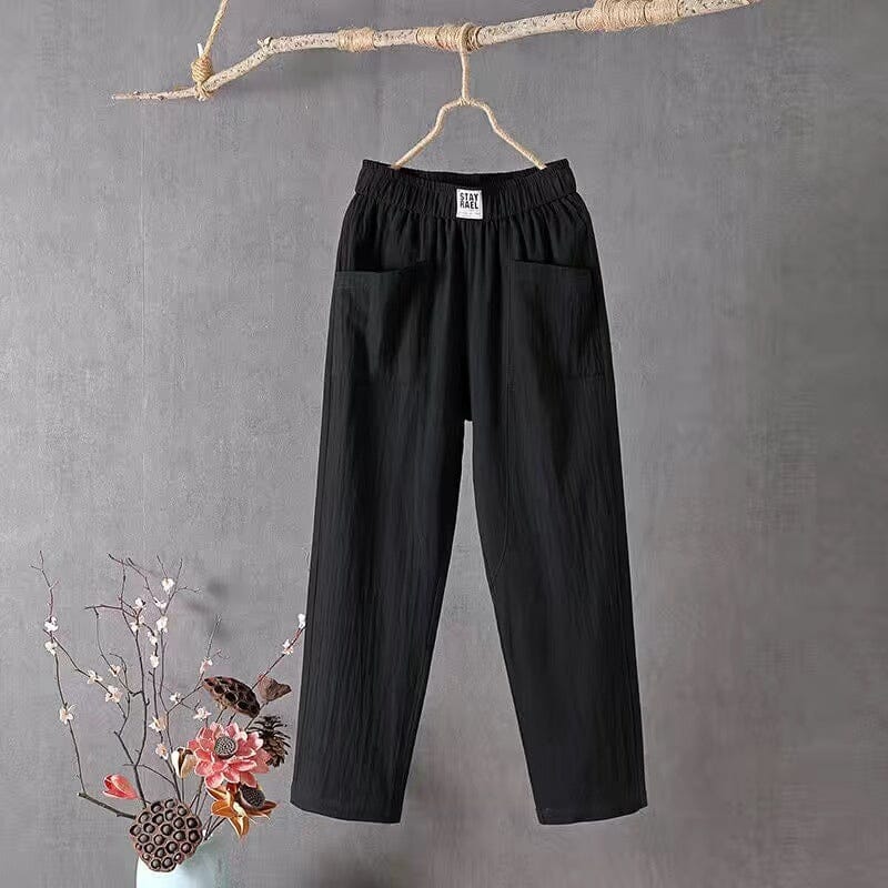 OLIVIA - Leinenmischhose 8
