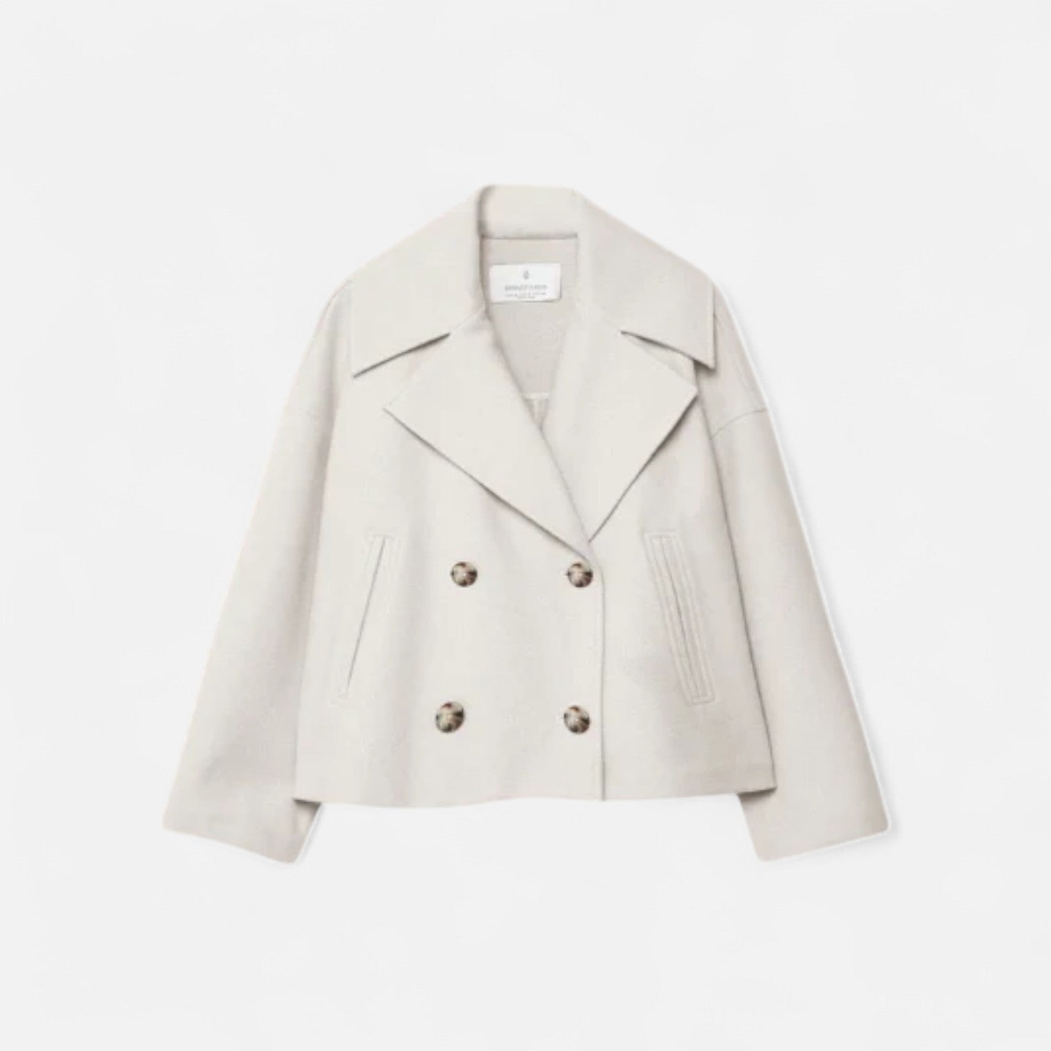 Old World | Minimalistische, taillierte Damenjacke – Moderne Struktur, mühelose Eleganz 0