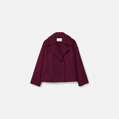 Old World | Minimalistische, taillierte Damenjacke – Moderne Struktur, mühelose Eleganz 4