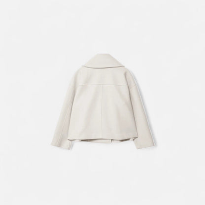 Old World | Minimalistische, taillierte Damenjacke – Moderne Struktur, mühelose Eleganz 6