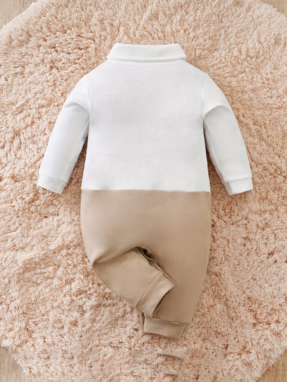 Olindo Gentleman Romper – Schicker Babyanzug mit Fliege