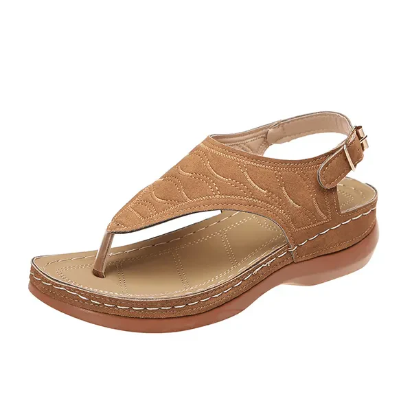 Damen Sandalen mit Fersenriemen und Offener Spitze | Alltagstragen