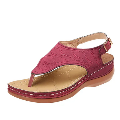Damen Sandalen mit Fersenriemen und Offener Spitze | Alltagstragen