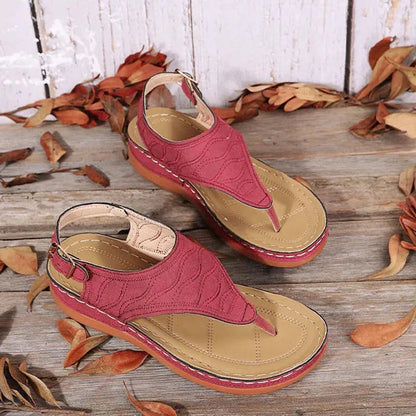 Damen Sandalen mit Fersenriemen und Offener Spitze | Alltagstragen