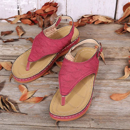 Damen Sandalen mit Fersenriemen und Offener Spitze | Alltagstragen