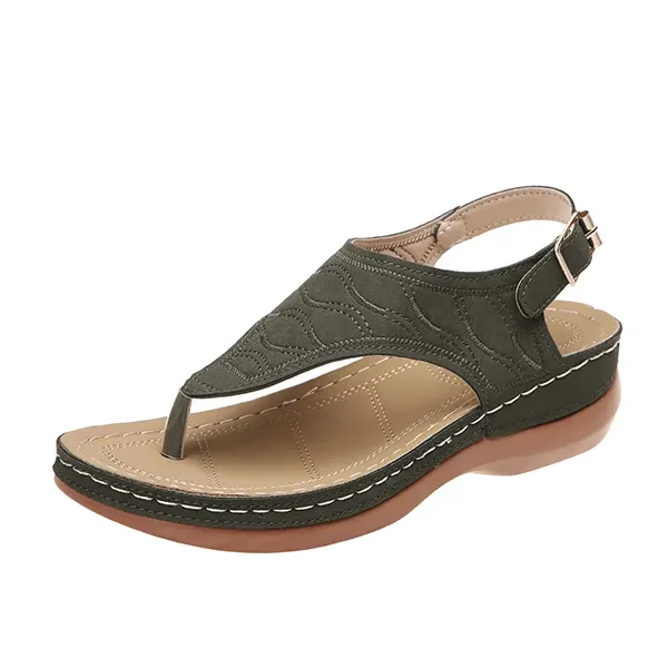 Damen Sandalen mit Fersenriemen und Offener Spitze | Alltagstragen