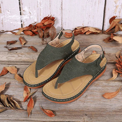 Damen Sandalen mit Fersenriemen und Offener Spitze | Alltagstragen