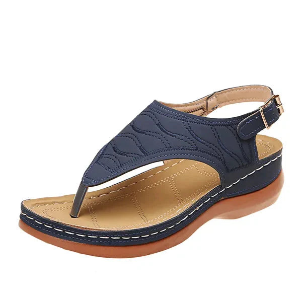 Damen Sandalen mit Fersenriemen und Offener Spitze | Alltagstragen