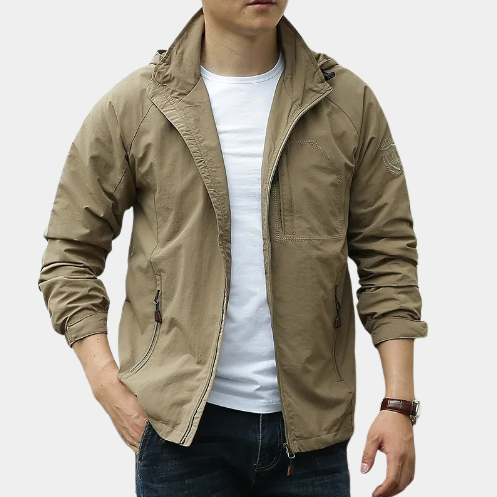 Owen Herren Freizeitjacke mit Reißverschluss