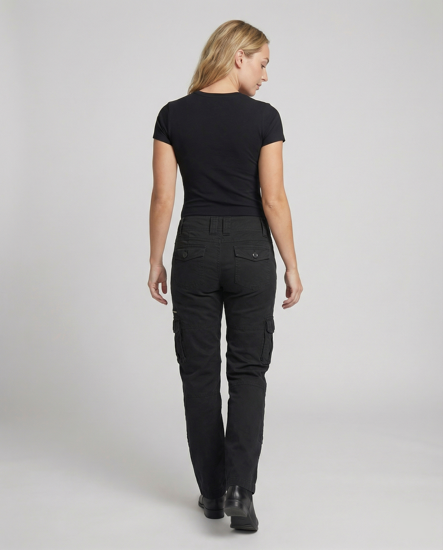 Damen Schmale Passform Cargo Hose | Mehrtaschen Design