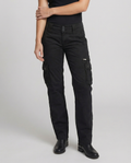 Damen Schmale Passform Cargo Hose | Mehrtaschen Design