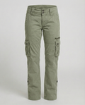 Damen Schmale Passform Cargo Hose | Mehrtaschen Design