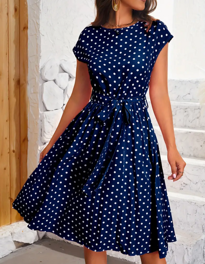 Klara | Dámské vintage šaty s puntíky