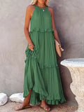 Robyn – Maxikleid mit Neckholder und Rüschen 11