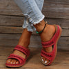 Damen Flache Riemensandalen | Mehrlagige Riemen