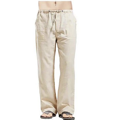 Herren Weites Bein Kordelzug Freizeit Taschen Hose | Freizeit