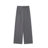 Damen High Waist Weite Hose Mit Falten Vorne | Volle Länge