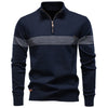Maglione Uomo con Maniche Lunghe e Cerniera 1/4 | Stile Smart Casual