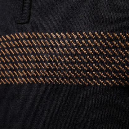 Maglione Uomo con Maniche Lunghe e Cerniera 1/4 | Stile Smart Casual
