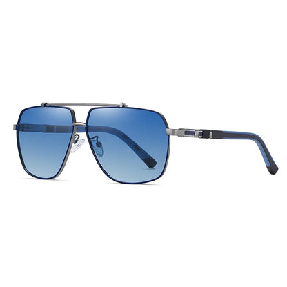 Herren Sonnenbrille mit eckigem Rahmen und polarisierten Gläsern | Modern Style