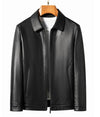Herren Strukturierte Jacke mit Umlegekragen Full Zip Passform | Kragen