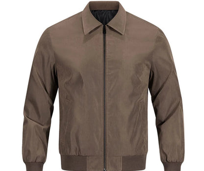Herren Kragen Reißverschluss Jacke Langarm | Klassisch