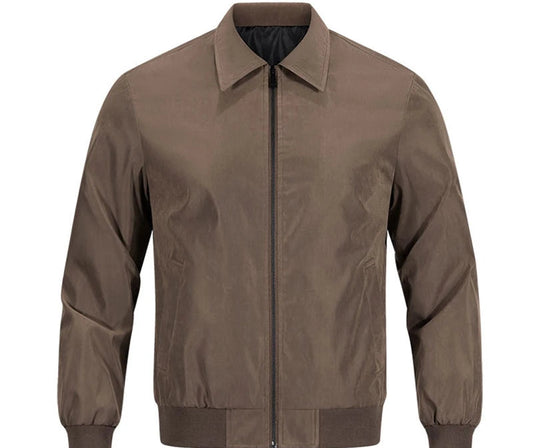 Herren Kragen Reißverschluss Jacke Langarm | Klassisch