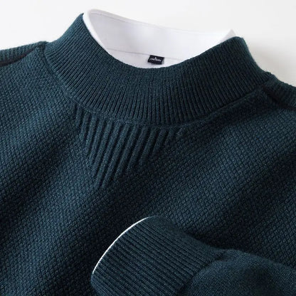 Maglione da uomo a manica lunga con trama | Stile classico