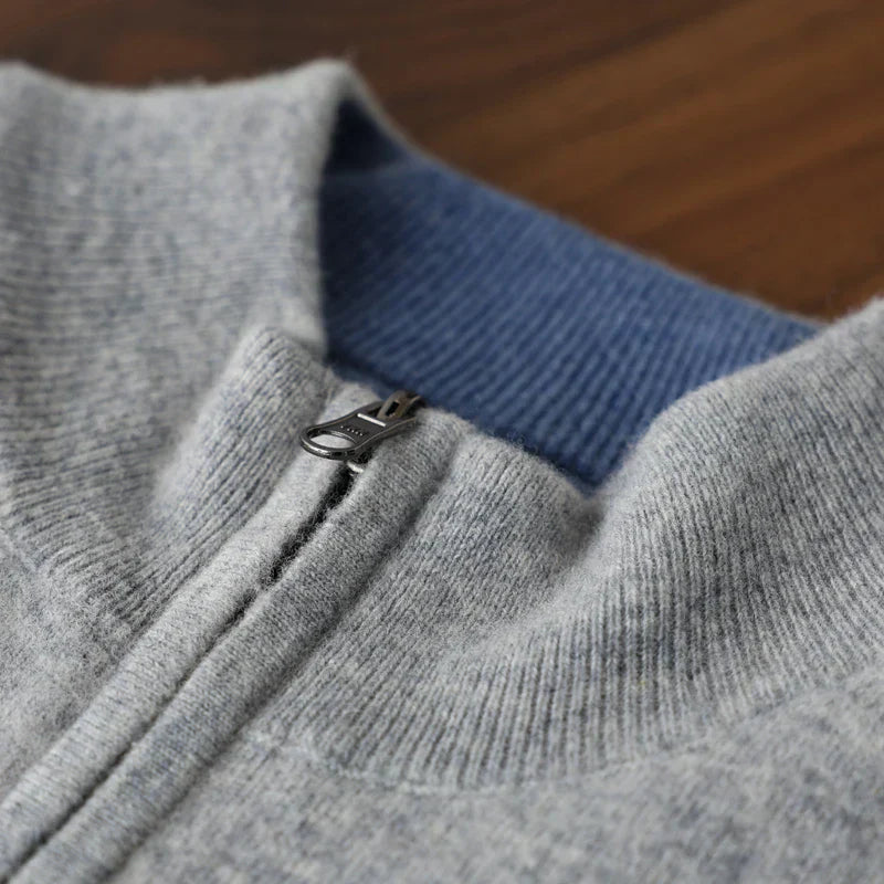 Herren Cardigan mit langen Ärmeln und offener Vorderseite | Casual Style