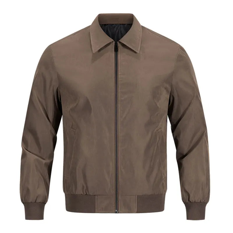 Herren Kragen Reißverschluss Jacke Langarm | Klassisch