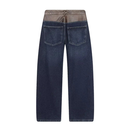 Ensemble deux pièces pour femmes | Coupe régulière | Veste courte et jean large | Style streetwear moderne